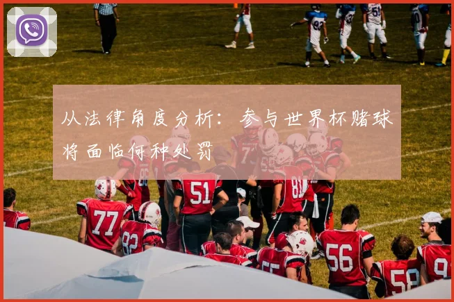 从法律角度分析：参与世界杯赌球将面临何种处罚